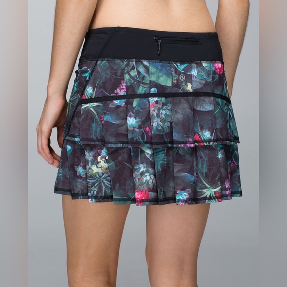 Lululemon run pacesetter skirt curious jungle sz 8 - Picture 2 of 9